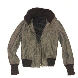 Mango Tweed Bomber